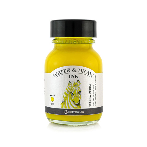  Octopus Fluids Write and Draw Ink 50ml 380 Yellow Zebra 