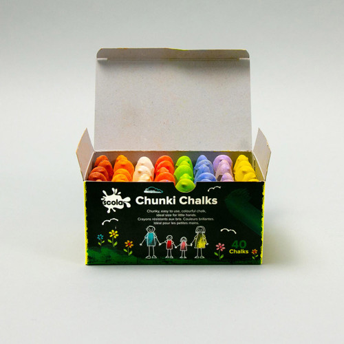  Scola Chalk Assorted Colours Set of 40 