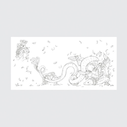 Pop Manga Dragons and Other Magically Mythical Creatures: A Coloring