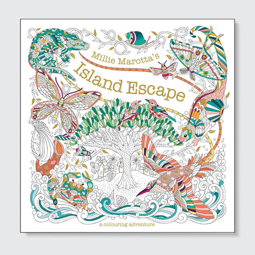 Batsford Island Escape Colouring Book by Millie Marotta 