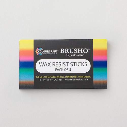  Brusho Wax Resist Sticks Pack of 5 