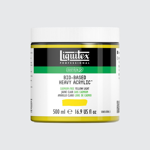  Liquitex Professional Bio-Based Heavy Acrylic 500ml Cadmium-Free Yellow Light 