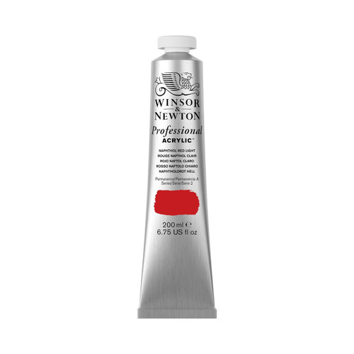  Winsor & Newton Professional Acrylic 200ml Naphthol Red light 