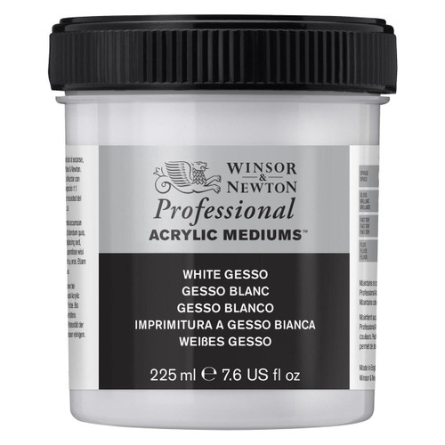  Winsor & Newton Professional Acrylic Medium White Gesso 225ml 