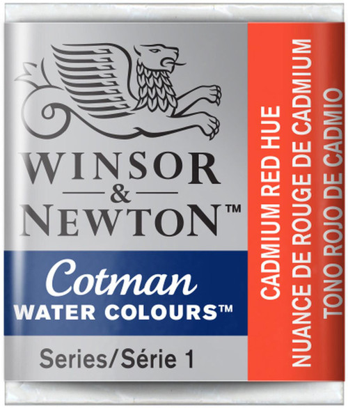  Winsor & Newton Cotman Watercolour Half Pan Cadmium Red Hue 