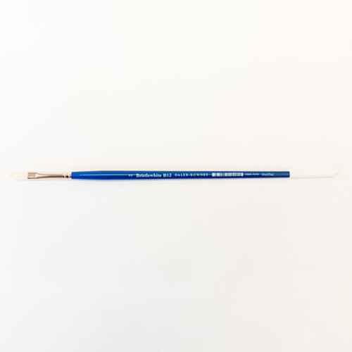  Daler Rowney Bristlewhite Hog Brush Filbert B12 Size 3 