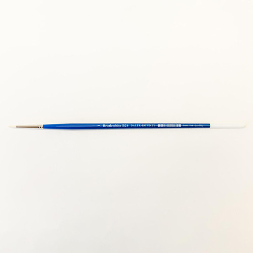  Daler Rowney Bristlewhite Hog Brush Round B24 Size 1 