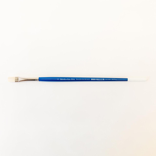  Daler Rowney Bristlewhite Hog Brush Short Flat B36 Size 6 