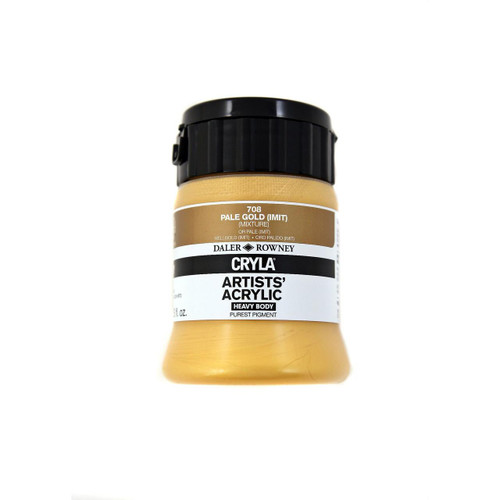  Daler Rowney Cryla Acrylic 250ml Pale Gold Imitation 