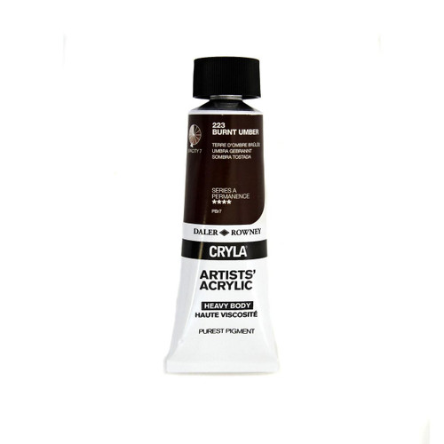  Daler Rowney Cryla Acrylic 75ml Burnt Umber 