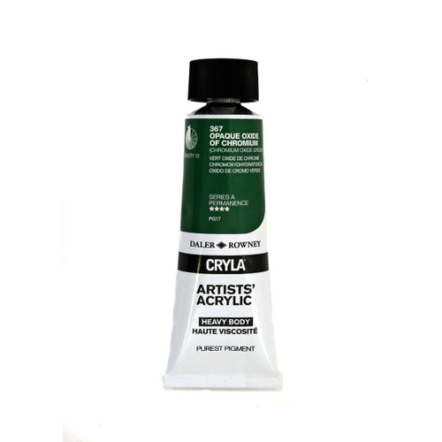  Daler Rowney Cryla Acrylic 75ml Opaque Oxide of Chromium 