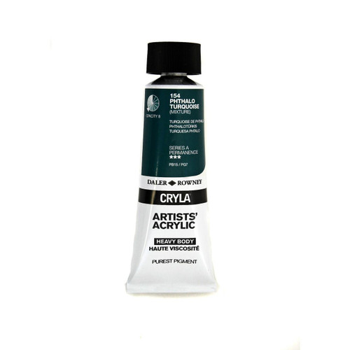  Daler Rowney Cryla Acrylic 75ml Phthalo Turquoise 