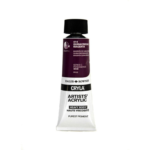  Daler Rowney Cryla Acrylic 75ml Quinacridone Magenta 
