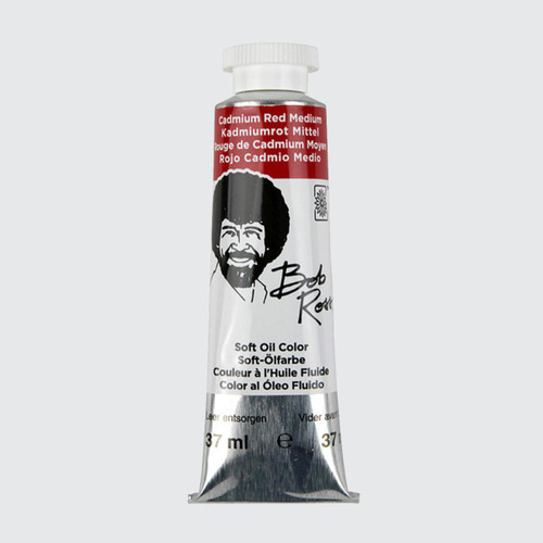 Bob Ross Floral Soft Oil Paints 37ml Cadmium Red Medium 
