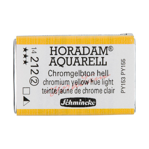  Schmincke Horadam Aquarell Watercolour Full Pan Chromium Yellow Hue Light (No Lead) (212) 