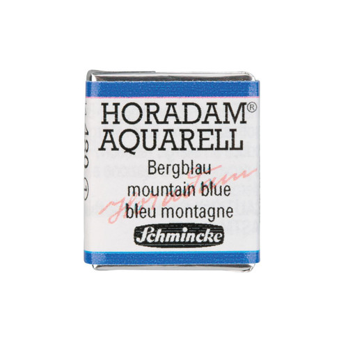  Schmincke Horadam Aquarell Watercolour Half Pan Mountain Blue (480) 
