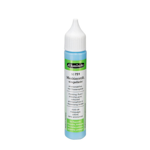  Schmincke Masking Fluid Bottle 25ml Blue 