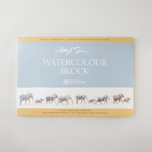  Hazel Soan Watercolour Block 15 Sheets 300gsm ROUGH 