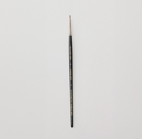  Cass Art Artists' Synthetic Sable Mix Short Handle Brush Round Size 3/0 