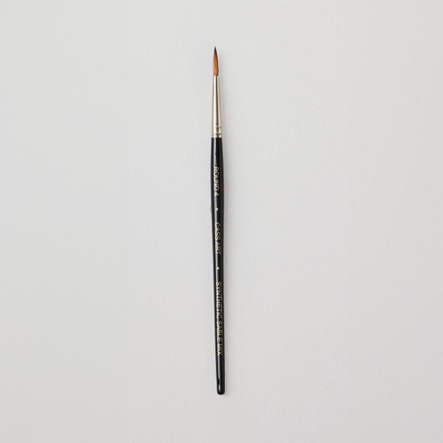  Cass Art Artists' Synthetic Sable Mix Short Handle Brush Round Size 4 
