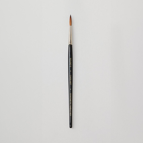 Cass Art Artists' Synthetic Sable Mix Short Handle Brush Round Size 6 
