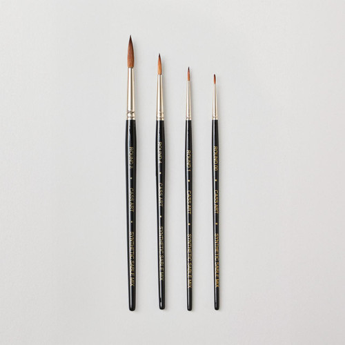  Cass Art Artists' Synthetic Sable Mix Short Handle Brush Round 