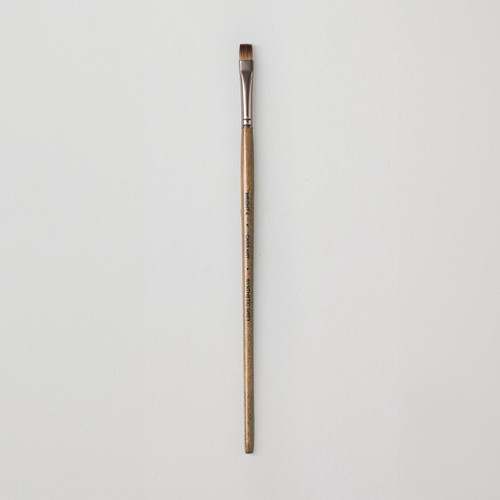  Cass Art Artists' Synthetic Grey Long Handle Brush Bright Size 4 