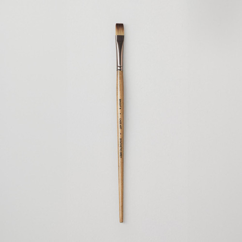  Cass Art Artists' Synthetic Grey Long Handle Brush Bright Size 8 