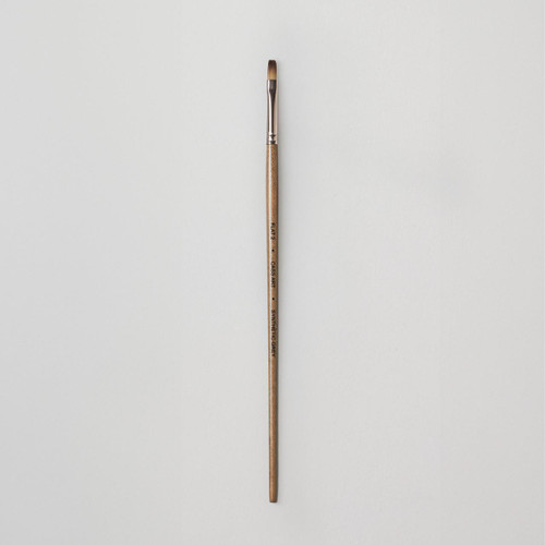  Cass Art Artists' Synthetic Grey Long Handle Brush Flat Size 2 