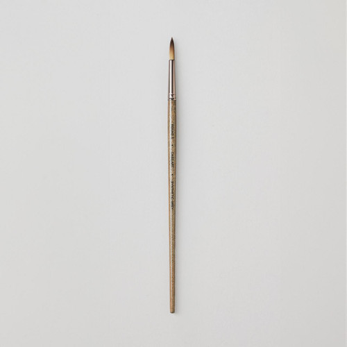  Cass Art Artists' Synthetic Grey Long Handle Brush Round Size 5 