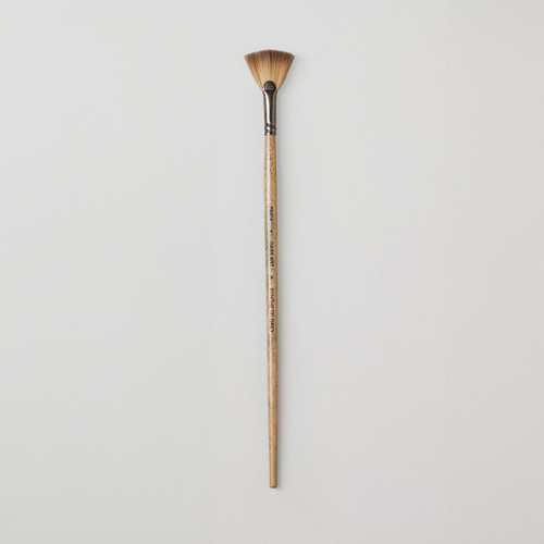  Cass Art Artists' Synthetic Grey Long Handle Brush Fan Size 4 
