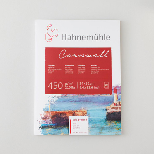  Hahnemuhle Cornwall Watercolour Block Matt 450gsm 24 x 32cm 