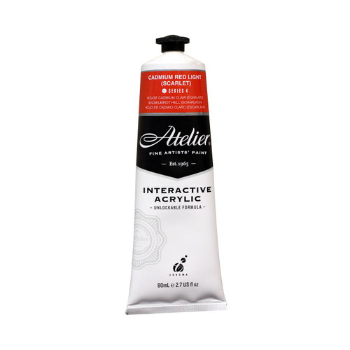  Atelier Interactive Acrylic 80ml Cadmium Red Light (Scarlet) 