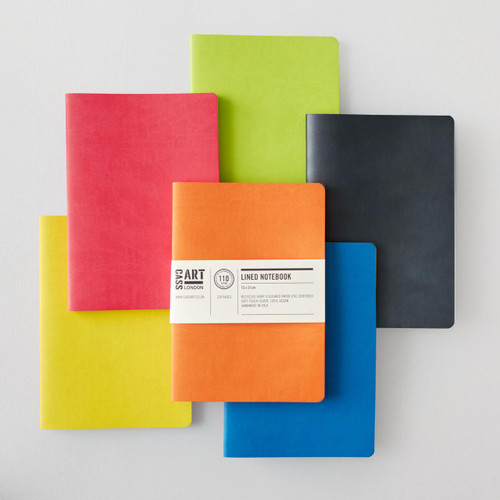  Cass Art Softbound Notebook 110gsm 128 Pages Lined A5 