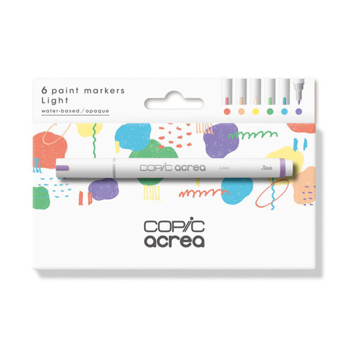  Copic Acrea Paint Markers Light Colours Set of 6 