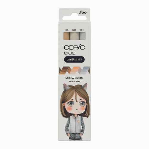  Copic Ciao Layer & Mix Markers Mellow Palette Set of 3 