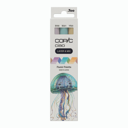  Copic Ciao Layer & Mix Markers Pastel Palette Set of 3 