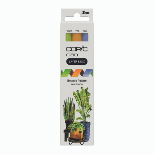  Copic Ciao Layer & Mix Markers Botanic Palette Set of 3 