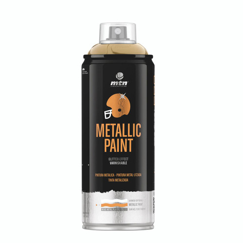  MTN Pro Metallic Spray Paint 400ml Gold R-1036 