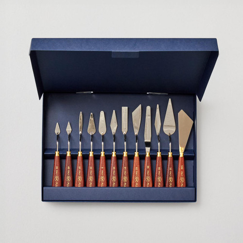  RGM WOODEN Palette Knife Set of 12 