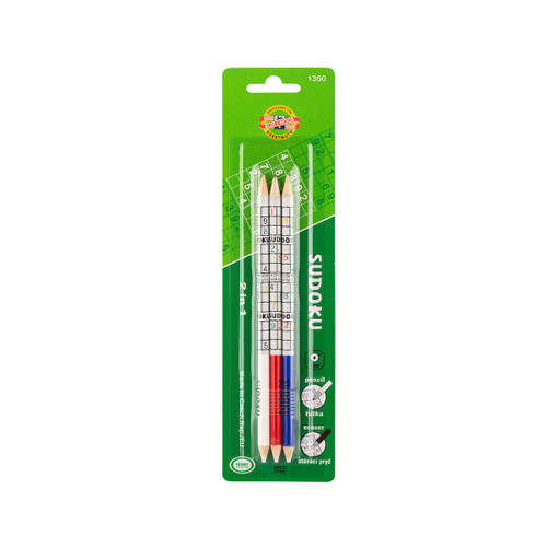  Koh-i-noor Graphite Pencil with Eraser 1350 Set of 3 