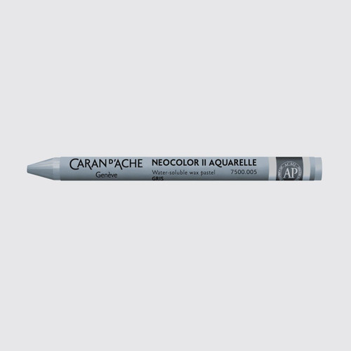  Caran D'ache Neocolor II Aquarelle Wax Pastel 005 Grey 