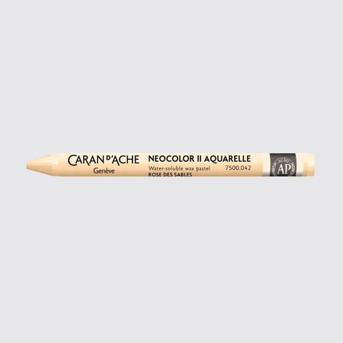 Caran D'ache Neocolor II Aquarelle Wax Pastel 042 Desert Rose