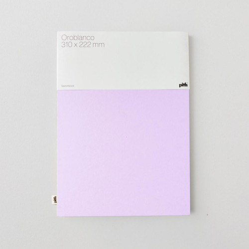  Pith Oroblanco Sketchbook 200gsm 76 Pages 310 x 222mm Lavender 