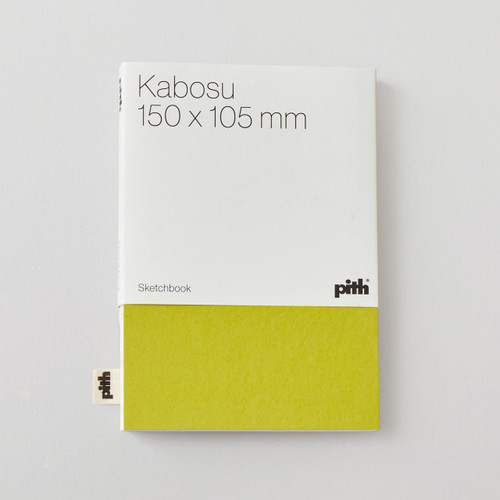  Pith Kabosu Sketchbook 200gsm 76 Pages 150 x 105mm Chartreuse 