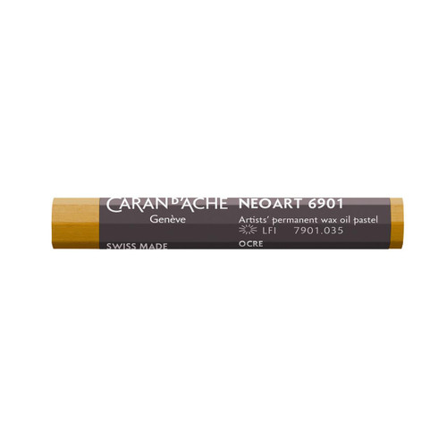  Caran D'ache Neoart 6901 Permanent Wax Oil Pastel Ochre (035) 