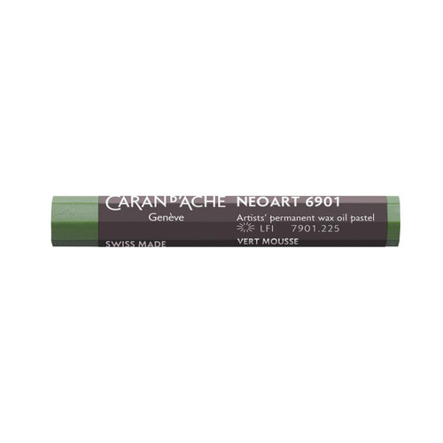  Caran D'ache Neoart 6901 Permanent Wax Oil Pastel Moss Green (225) 