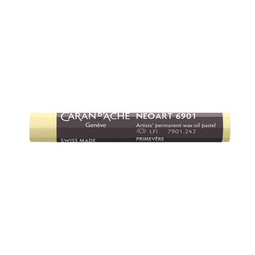  Caran D'ache Neoart 6901 Permanent Wax Oil Pastel Primerose (242) 