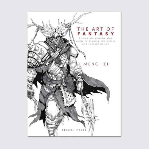 Search Press The Art of Fantasy: A complete step-by-step guide to drawing characters and concept design by Meng Zi 