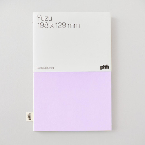  Pith Yuzu Dot Grid Notebook 130gsm 156 Pages 198 x 129mm Lavender 